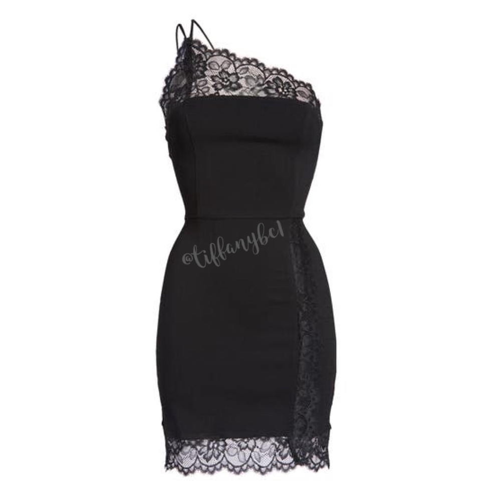 Free People Premonitions Lace Trim Bodycon Dress - Picture 5 of 16